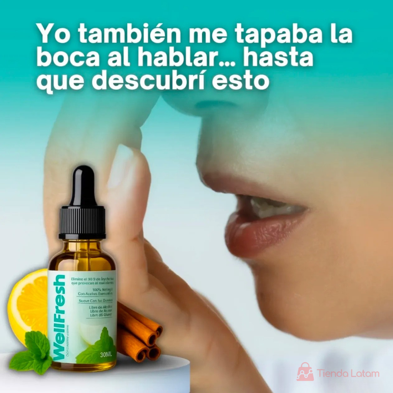 Wellfresh Compra 1 y llévate 2 - Gotas naturales para un aliento siempre fresco