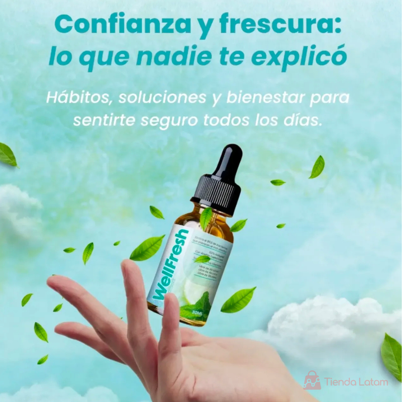 Wellfresh Compra 1 y llévate 2 - Gotas naturales para un aliento siempre fresco