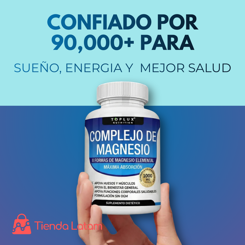 🎄 MAGNESIUM COMPLEX 8-EN-1 ⭐ Navidad Especial – ¡Compra 1 y Gana 2 Regalos Exclusivos!  🎁 SuperCalm 20 Sachets + Creatine Monohydrate 240g TOTALMENTE GRATIS